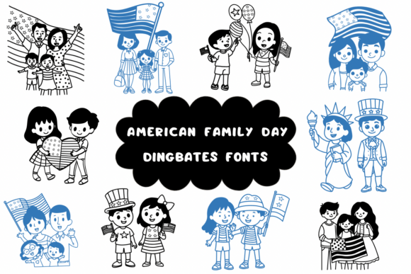 American Family Day Font for Digital Campaigns