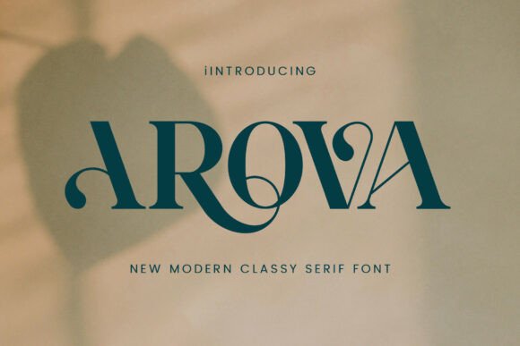 Arova: The Serif Typeface That Elevates Campaign Visuals
