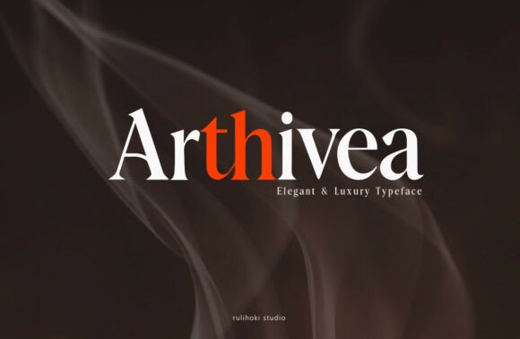 Arthivea: A Modern Serif Typeface for Sophisticated Branding