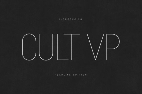 Cult Vp: The Modern Sans Serif Typeface for Digital Branding