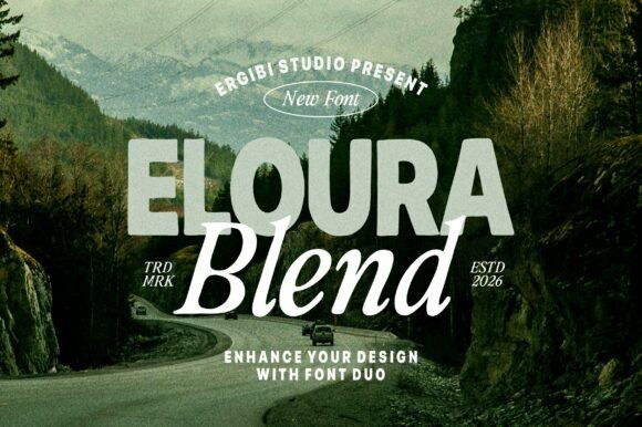 Eloura Blend: The Perfect Typeface for Modern Brand Identity