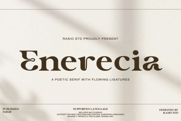 Enerecia: The Premium Serif Typeface for Modern Campaigns