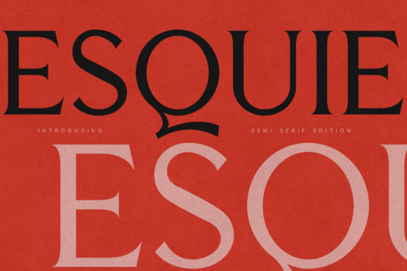 Esque: A Refined Serif Typeface for Modern Web Design