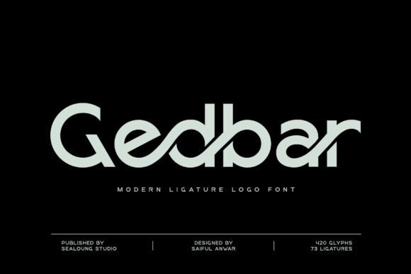 Gedbar: The Modern Sans Serif Font for Stronger Brand Identity