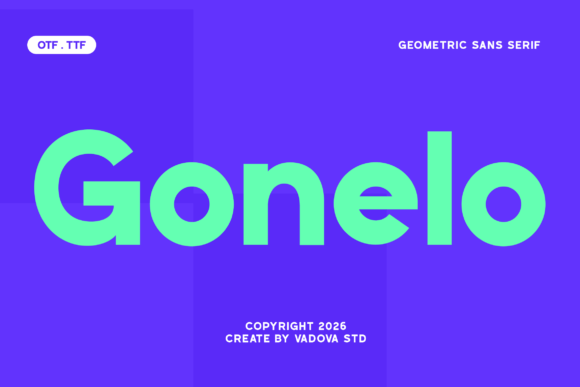 Gonelo: A Modern Sans Serif for Real Design Work