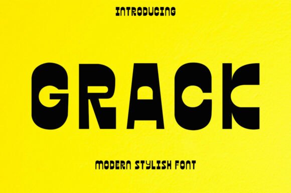 Grack: A Modern Sans Serif Typeface for Editorial Design