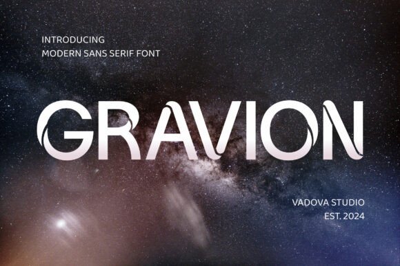 Gravion: A Modern Sans Serif Font for Digital Campaigns