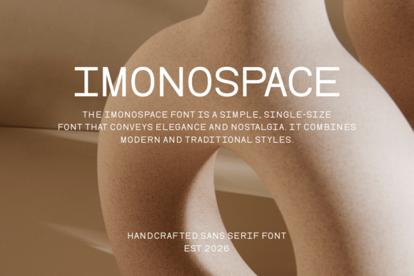 Imonospace: The Elegant Typeface for Polished Brand Identity