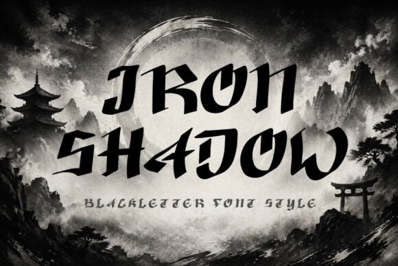 Iron Shadow: The Modern Blackletter Typeface for Editorial Design
