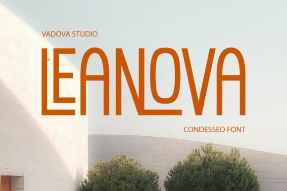 Leanova: The Bold Sans Serif Typeface for Modern Editorial Design