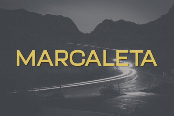 Marcaleta: A Modern Sans Serif Typeface for Versatile Branding