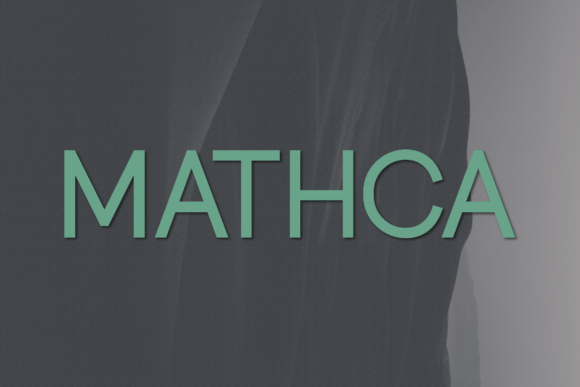 Mathca: A Modern Sans Serif Typeface for Editorial Design