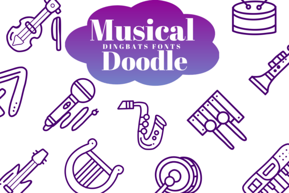 Musical Doodle: The Playful Typeface That Brings Rhythm to Your Crafts
