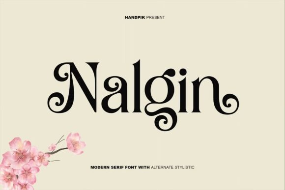 Nalgin: The Serif Typeface for Modern Editorial Design