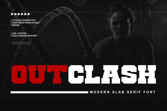 Outclash: A Bold Slab Serif for High-Impact Web Design