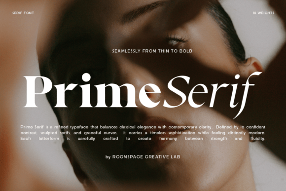 Prime Serif Family: A Modern Typeface for High-Impact Campaigns