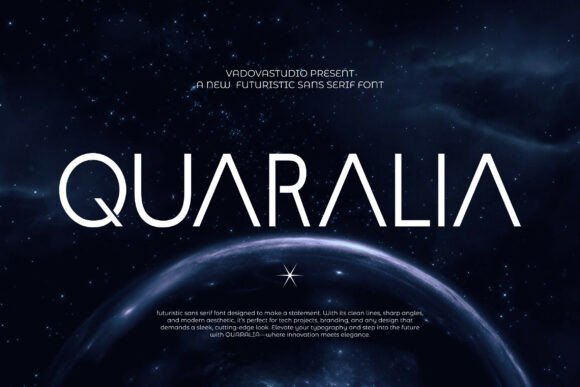 Quaralia: The Futuristic Typeface for High-Impact Campaigns