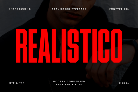 Realistico Typeface Review for Bold Web Design