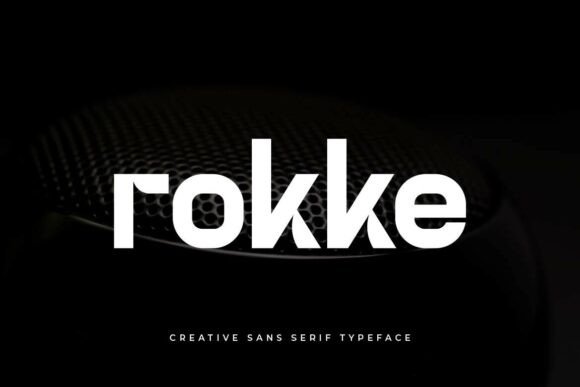 Rokke Sans Serif Font for Handmade Creations