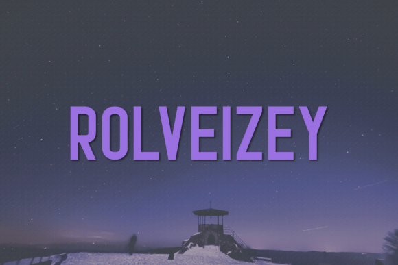 Rolveizey: The Modern Sans Serif Font for Professional Branding