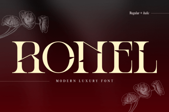 Ronel: The Premium Serif Font for Scroll-Stopping Brand Content