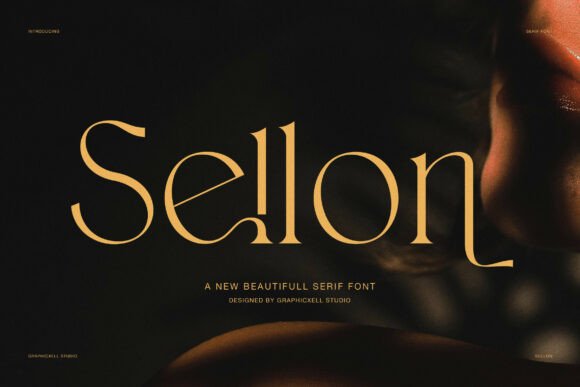 Sellon: A Modern Serif Typeface for Elegant Web Design