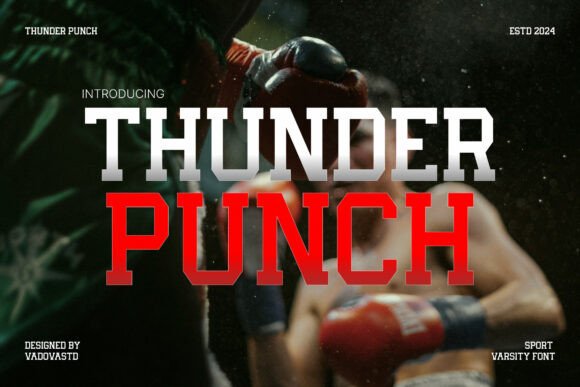 Thunder Punch: The Bold Serif Typeface for High-Impact Web Design