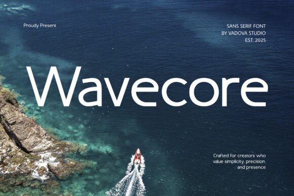 Wavecore: The Modern Sans Serif Typeface for High-Impact Campaigns